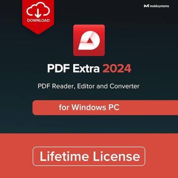 PDF Extra 2024 | A full-featured PDF reader and editor | Create, edit, convert, merge, annotate, fill in, and sign PDFs | Lifetime license | 1 Windows PC | 1 user [PC Online Code]